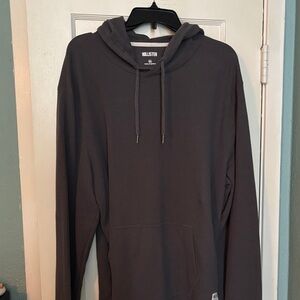 Hollister Men's Charcoal Hoodie